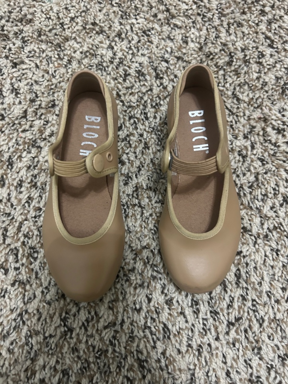 Bloch Kids Tan Mary Jane Tap Shoes